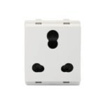 Schneider Electric P2106 Livia-10A/16A 3 Pin Socket with Shutter - White (Pack of 10)