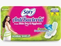Sofy AntiBacteria XL - 290mm | 48 Count pads | For Women Sanitary Pads | Keep Skin Dry | 6 Layer Deep Absorption | Herbal Shield | Hygiene & Herbs | X-Large