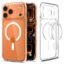 Spigen Ultra Hybrid MagFit Back Cover Case Compatible with iPhone 17 Pro (TPU + Poly Carbonate | Clear White)