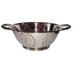 Stainless Steel Colander, Strainer, Sieves 3000ml Dia- 24cm with Pudding and Handle