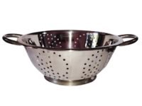 Stainless Steel Colander, Strainer, Sieves 3000ml Dia- 24cm with Pudding and Handle