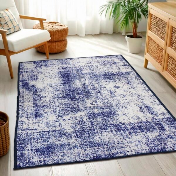 Status Contract Rugs for Living Room|(4x6ft) 3D Printed Carpet for Living Room Decor|Anti Skid Backing Home Essential| Boho Rugs for Living Room (Vintage 416), Polyester, Multicolor, Rectangular