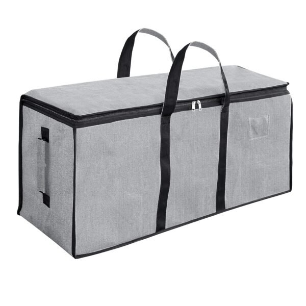 Storite Multi-Purpose Heavy Duty Moisture Proof 81 Litres Canvas Super-Size Jumbo Storage Bag/Toys/Blankets/Stationery/Clothes/Moving bags With Strong Reinforced Handles Rectangular(87x26x36cm), Grey