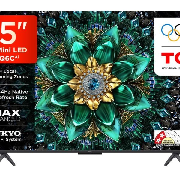 TCL 139 cm (55 inches) 4K UHD Smart QD-Mini LED Google TV 55Q6C