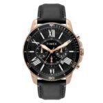 TIMEX Analog Watch for Man with Round Dial & Water Resistant Men's Wrist Watches
