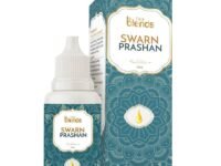 The Blends Swarn Prashan Drop, Suvarn prashan for children immunity With 24k Gold Ash 120+ Drops Ayurvedic for Kids, Baby aged 0-16 years, Suvanraprashan Count 15 ML, Pack of 1 (Ayush Approved,)