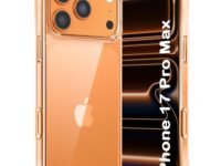 TheGiftKart Ultra-Hybrid Crystal Clear Back Case Cover for iPhone 17 Pro Max | Shockproof Design | Hard Back Cover Case for iPhone 17 Pro Max (PC & TPU, Transparent)