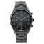 Titan Workwear Quartz Multifunction Black Dial Black Metal Strap Watch For Men - NT1805NM02