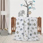 Trance Home Linen Pure Cotton Reversible Dohar Toddler Size|Ac Quilt for Babies|Infants-New Born Blanket|Soft Light-Weight Bed Blanket 0-4 Years Kids(140Cm X 100Cm-Green Giraffe),tc-200