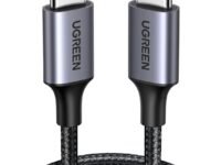 UGREEN 60W USB C to USB C Charger Cable, Type C PD Fast Charging Braided Cord, Compatible with iPhone 16 Pro Max/15, Galaxy S24 S23, MacBook Pro, iPad Pro 2024, Pixel9, Chromebook, Switch, 0.5M