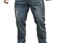 URBAN POCKETS Jeans for Men | Distressed Denim Pants with Slim Tapered Fit & Washed Look (Comfort-Tarry-U06-U07)