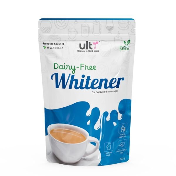 Ultx By Vegandukan | Tea Coffee Whitener & Creamer | 200g | High Protein | Plant Based | Lactose Free | Soya Milk Powder