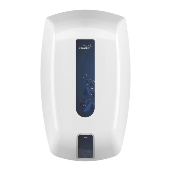 V-Guard Zio Geyser 5 Litre Instant Water Heater | Advanced Multi-Layered Safety | 3000 W Powerful Heating | Suitable For Kitchen & Bathroom | 5 Year Inner Tank Warranty by V-Guard | White-Blue