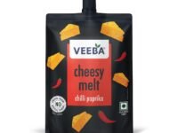 VEEBA Cheesy Melt Chilli Paprika | Cheesy Spread & Dressing | No Synthetic Colors| No Artificial Flavours|Trans Fat-Free - Cheese, 200 gram