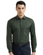 Van Heusen Formal Micro Checkered Shirt for Men| Premium Cotton| Full Sleeves| Slim Fit |Breathable Fabric