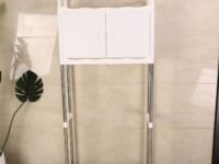 Washing Machine Storage Rack Stand Front Load abs Bathroom Shelf Cabinet Space Saving Organizer for Balcony, Laundry Room Wash Basin Stand