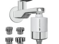 WaterScience CLEO Hard Water Softener for Tap and Shower | Shower Filter for Bathroom | with Metal Adaptor set