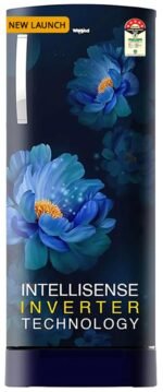 Whirlpool 207 L 5 Star Icemagic Pro Inverter Direct-Cool Single Door Refrigerator (230 IMPRO ROY 5S INV SAPPHIRE PEONY-Y, Blue, 2026 Model)