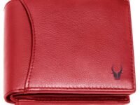 WildHorn Leather Men's Wallet (WH1173) (Red)