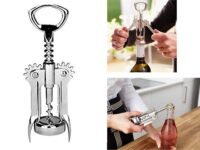 Wishbone Stainless Steel Wine Beer Bottle Corkscrew Opener