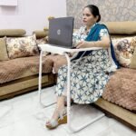 Wood Mi Table Multi Purpose Foldable Multi Utility Tabals For Laptop,Studiy Kids Office Meal Folding Personal Dinner Office Reading Study Desk Laptop Dinning Tabals Mete (Make In India) Nt_9