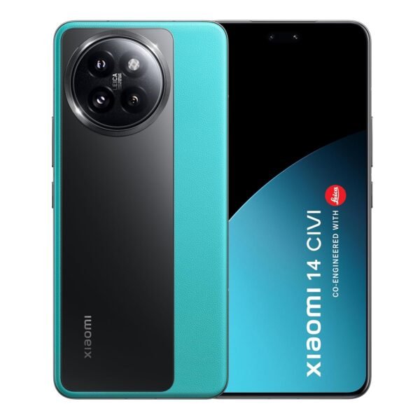 XIAOMI 14 Civi Aqua Blue (12GB RAM 512GB Storage) | 50 MP Leica Triple Camera| SD 8s Gen 3 | 1.5K Quad Curved AMOLED HyperOS