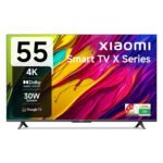 Xiaomi 138 cm (55 inches) X Series 4K LED Smart Google TV L55MA-AIN (Black)