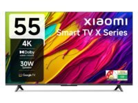 Xiaomi 138 cm (55 inches) X Series 4K LED Smart Google TV L55MA-AIN (Black)