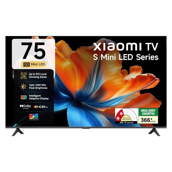 Xiaomi 189 cm (75 inches) 4K UHD Smart Quantum MagiQ S Mini LED Google TV L75MC-IN
