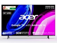 acer 127 cm (50 inches) Ultra I Series 4K Ultra HD Smart LED Google TV AR50UDGGU2875BD