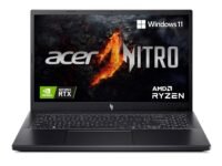 acer Nitro V 15, AMD Ryzen 5 6600H Hexa-core Processor,NVIDIA GeForce RTX 4050-6GB GDDR6,16 GB, 512 GB, Full HD IPS, 15.6"/39.62 cm, 165 Hz, Win 11 Home,Obsidian Black, 2.1 kg, ANV15-41,Gaming Laptop