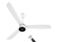 atomberg Renesa Enzel 1200mm BLDC Ceiling Fan with Remote Control | BEE 5 star Rated Energy Efficient Ceiling Fan | High Air Delivery with LED Indicators| 3 Year Warranty (Gloss White)