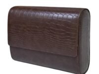 essart 8-Slot Travel Watch Roll – Premium PU Leather Organizer for Men & Women – Portable Scratch-Resistant Watch Storage Case for Travel & Collectors