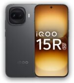 iQOO 15R (Dark Knight, 8GB RAM, 256GB Storage) | Snapdragon® 8 Gen 5 Processor | India’s Slimmest Smartphone in 7600mAh Battery* | Segment's Most Stable 144FPS Gaming