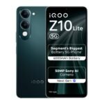 iQOO Z10 Lite 5G (Cyber Green, 4GB RAM, 64GB Storage) | 6000 mAh Battery | Dimensity 6300 5G Processor with 433K+* AnTuTu Score | IP64 Rated & Military Grade Shock-Resistance