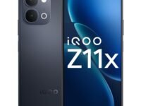 iQOO Z11x 5G (Titan Black, 8GB RAM, 128 GB Storage) | Dimensity 7400-Turbo Processor | 7200 mAh Battery Smartphone | Powered by OriginOS 6