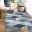 ishro home 5x7 Feet 3D Jet Multi Printed Carpet Rug Runner and Carpets for Bedroom/Living Area/Home with Anti Slip Backing (Crystals, 5x7 fts)