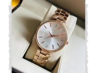 styledose Women Analogue Wrist Watches for Women's & Girls&Miss&Ladies Diamond Studded Dial Rosegold Colored Stylish Bracelet Strap