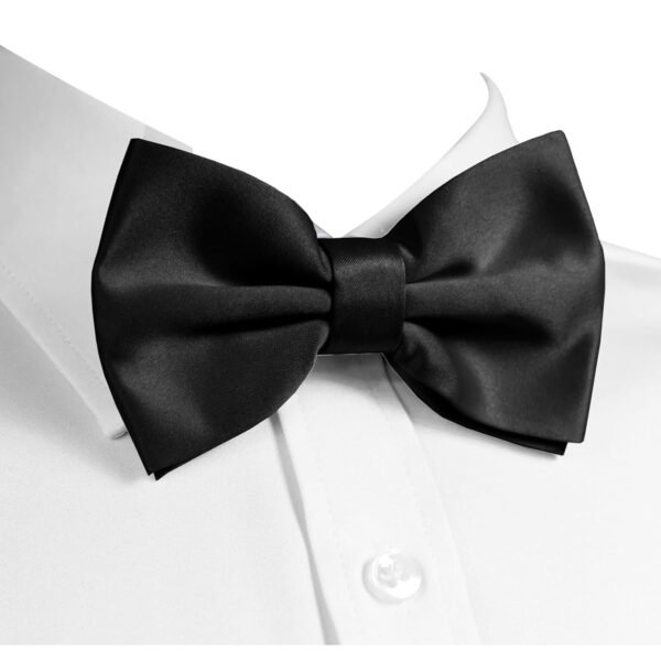 trilece Bow Ties for Men - Men's Solid Pretied Bowties for Formal Wear - Adjustable Bow Tie - Bow ties for Woman