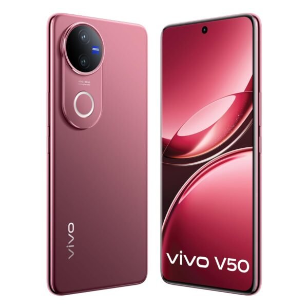 vivo V50 5G (Rose Red, 8GB RAM, 256GB Storage) with No Cost EMI/Additional Exchange Offers