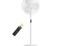 atomberg Renesa 400mm Pedestal Fan | 5-star rated | Ideal for Home & Office | Silent BLDC Stand Fan | 6 Speeds | 35W |LED Display| Remote with Oscillation, Timer, Sleep | 2 Year Warranty (Snow White)