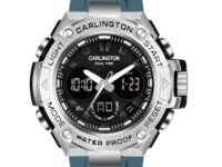 Carlington Resin Analog-Digital Sports Watch Chronograph,Dual Time,Alarm,Stopwatch,Water-Resistant,Shock-Resistant,Back Light Display- The Perfect Watch for Men&Boys-CT 9107 Series