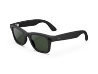 Ray-Ban Meta (Gen 1), Wayfarer, Matte Black | Smart AI Glasses for Men, Women. 12 MP Ultra-Wide Camera, Open-Ear Speakers for Audio, Video Recording & Bluetooth. Transitions® Graphite Green Lenses.