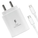 25W Type-C Charger & Cable Compatible with Samsung Galaxy S25, S24, S23, S22, S21(Ultra/Fe), M35, M36, M16, M06, M05, M56, A55 5G, A35 5G, A15, F15, F14(Z/S/A/M/F Series by APFEN®