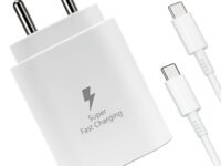 25W Type-C Charger & Cable Compatible with Samsung Galaxy S25, S24, S23, S22, S21(Ultra/Fe), M35, M36, M16, M06, M05, M56, A55 5G, A35 5G, A15, F15, F14(Z/S/A/M/F Series by APFEN®