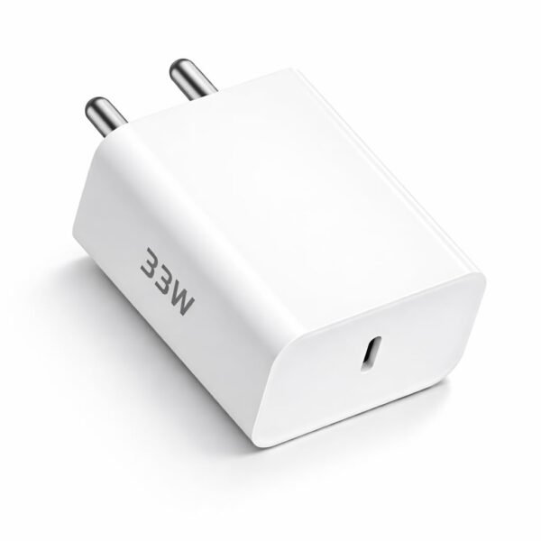 33W Type-C Power Fast Charger Adapter Compatible for CMF Phone 1 | Nothing 2a Plus | 2a | 2, 1 | 33-watt Quick Charge 3A Wall Android Charging Adaptor for Mobile, White