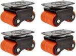 4pcs Revolving Caster Wheel 360KG Load Capacity | Roller Sixer Castor Wheels Size: 30mm | 360 Degrees Rotating Heavy Duty for Trolley, Furniture, Table, Sofa, Bed Etc - Pack of 4pcs