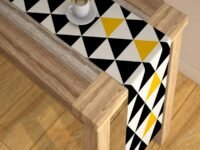 AEROHAVEN ?¢ Abstract Multicolour HD Digital Premium Modern 4 Seater Table Runner Cloth - TR-01 - (Multicolor, 13 x 60 Inch)
