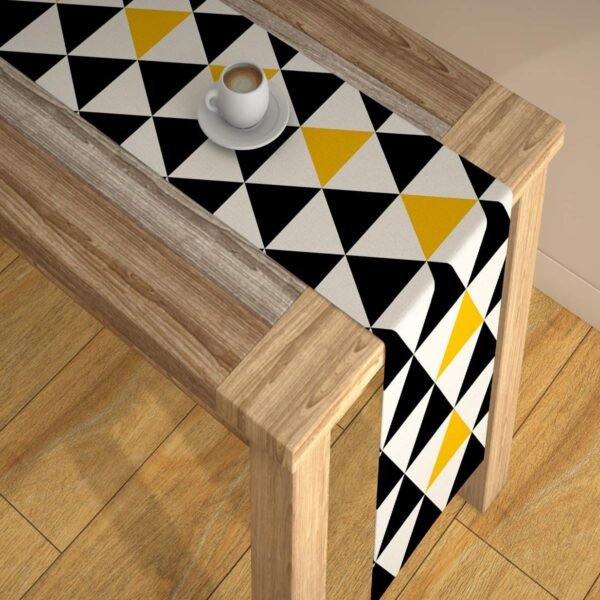 AEROHAVEN ?¢ Abstract Multicolour HD Digital Premium Modern 4 Seater Table Runner Cloth - TR-01 - (Multicolor, 13 x 60 Inch)