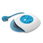 ANCHOR By Panasonic 6A Flexi Cord 3 Pin 4 Mtr Universal Socket With Indicator (Blue & White), Round, 240 Volts